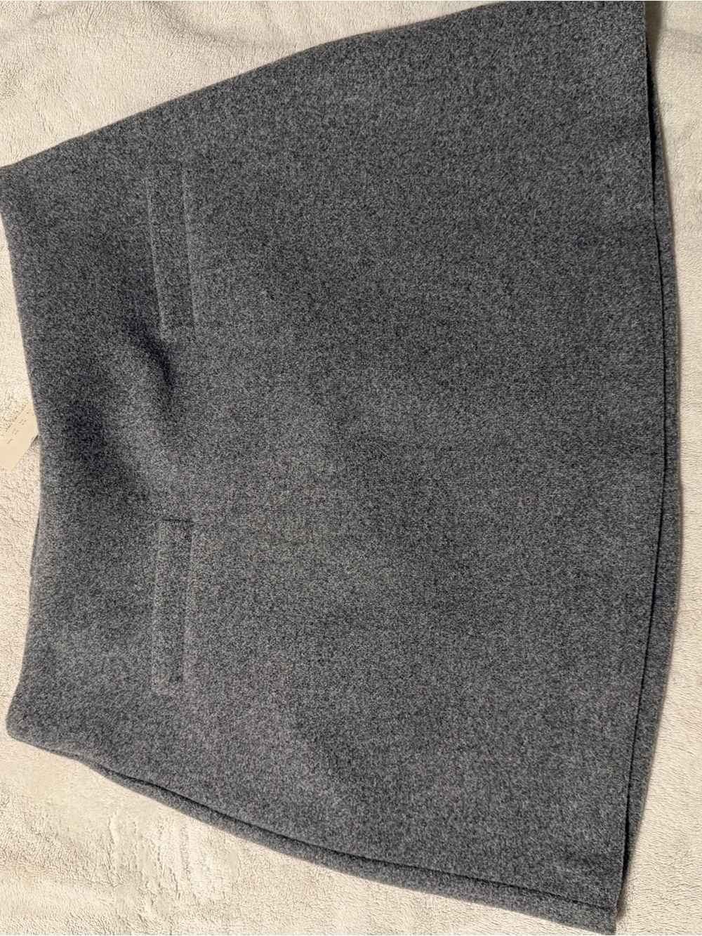 a new day Heather Gray Mini Skirt